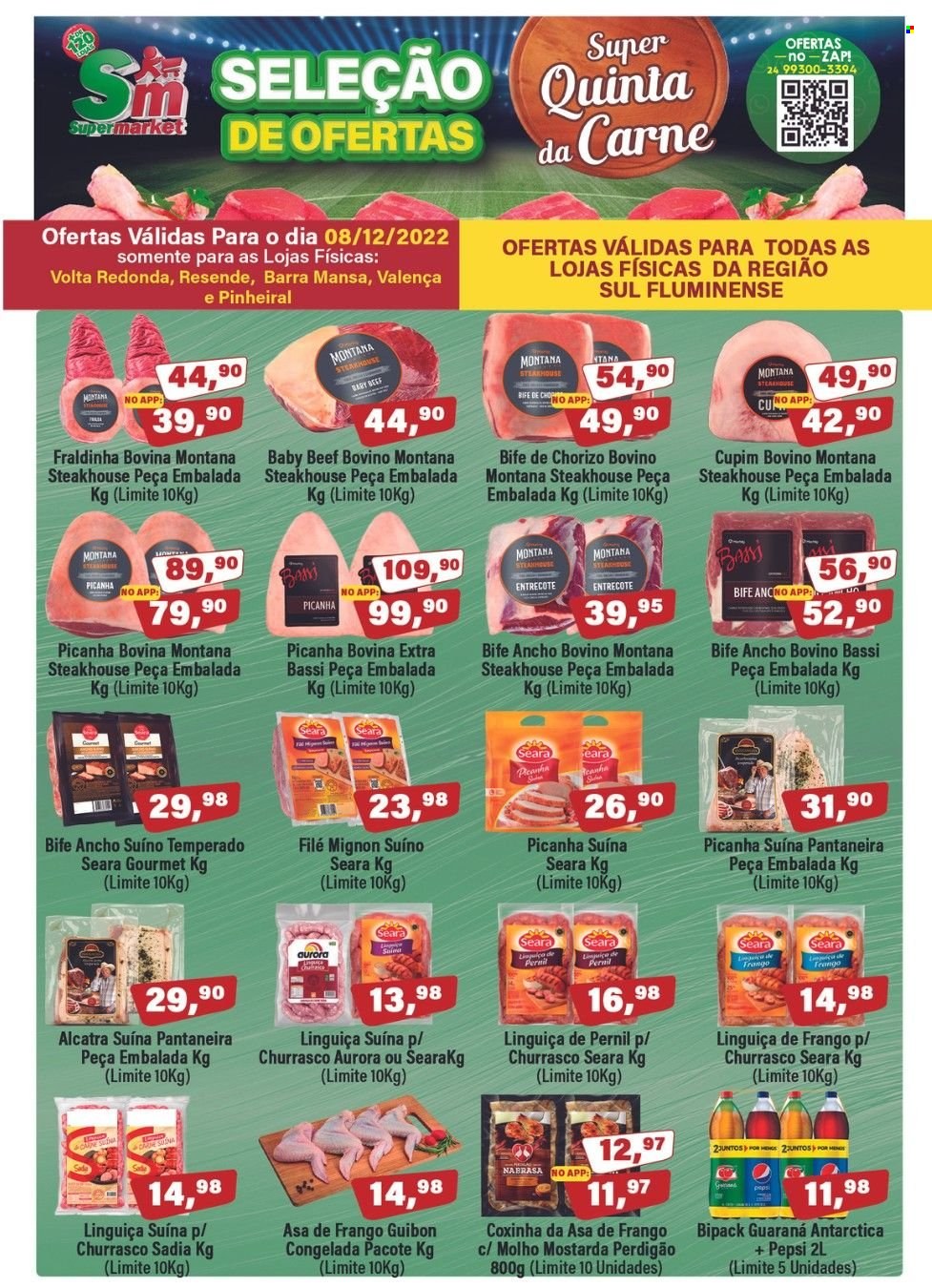 Folheto Rede Supermarket - 08/12/2022 - 08/12/2022. Página 1