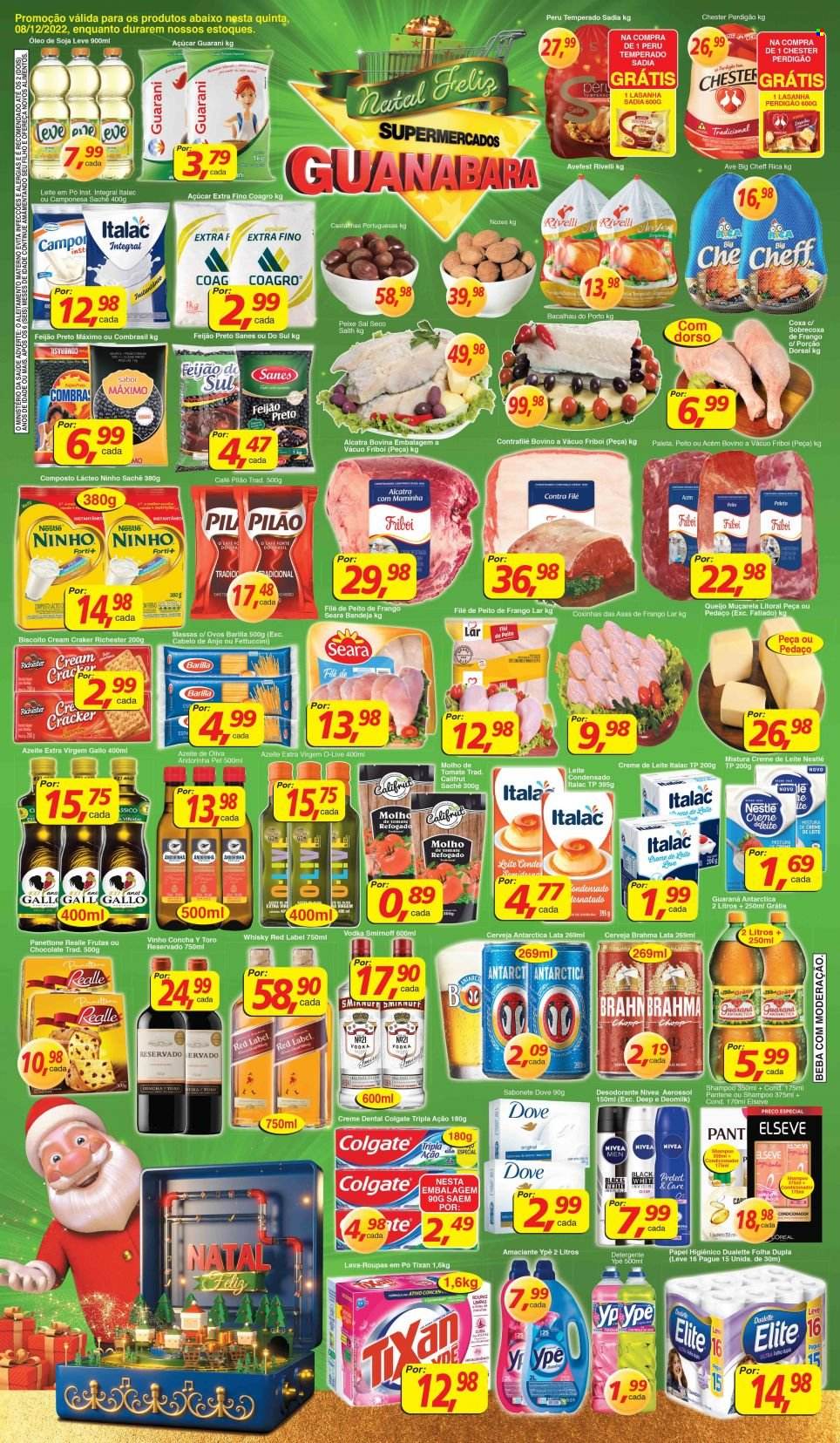 Folheto Supermercados Guanabara - 08/12/2022 - 08/12/2022. Página 1
