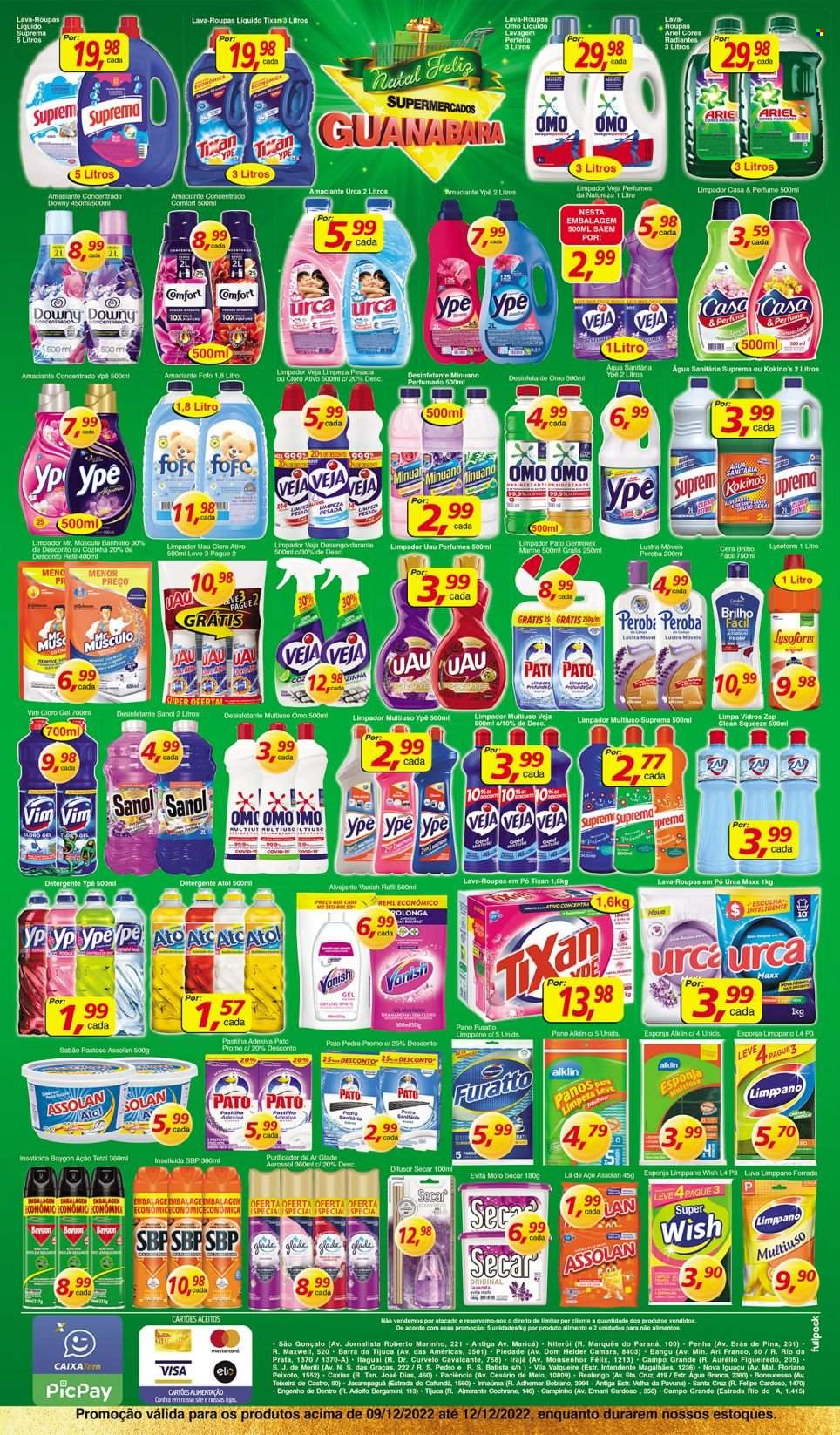 Folheto Supermercados Guanabara - 09/12/2022 - 12/12/2022. Página 12