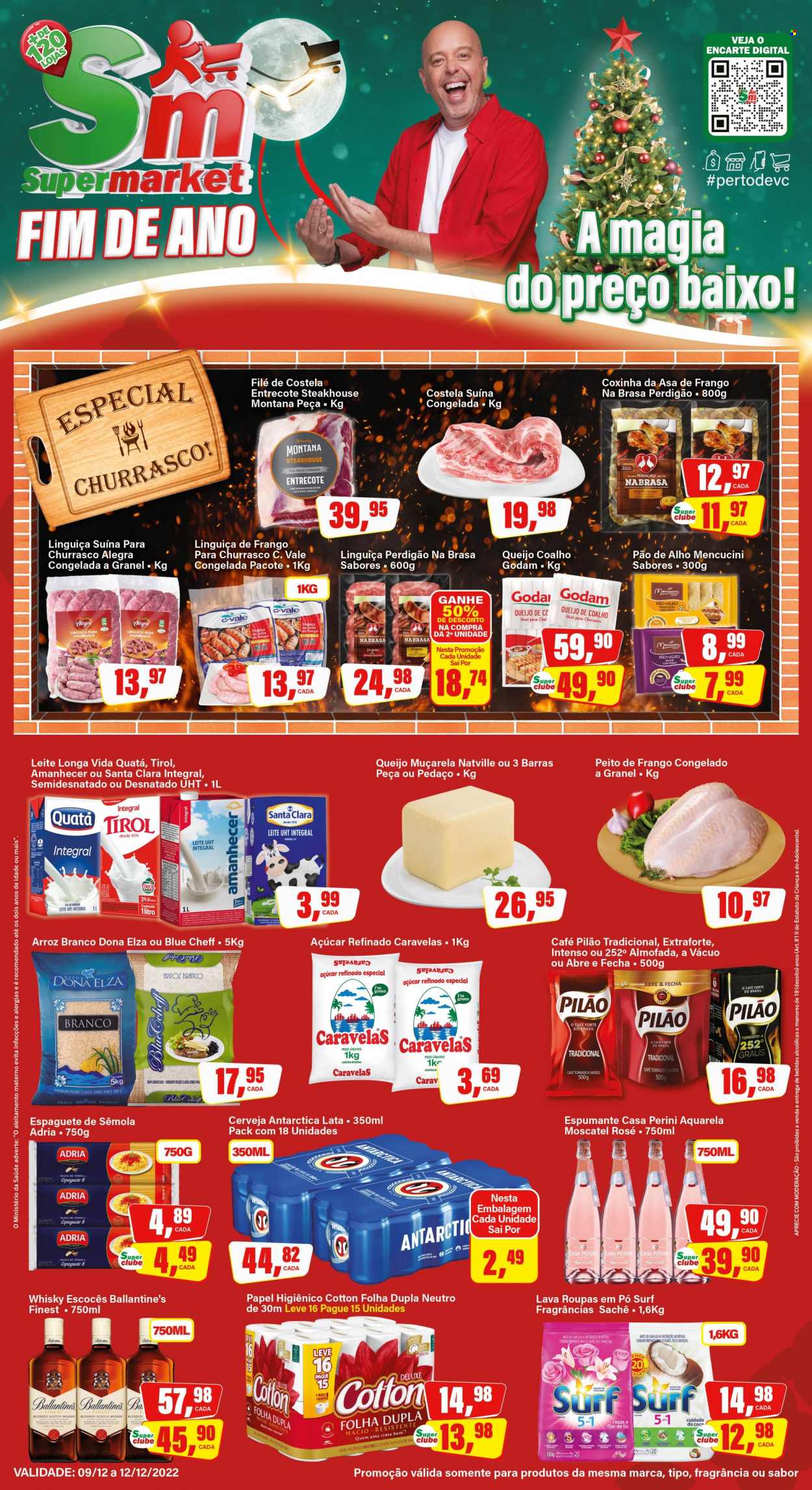 Folheto Rede Supermarket - 09/12/2022 - 12/12/2022. Página 1