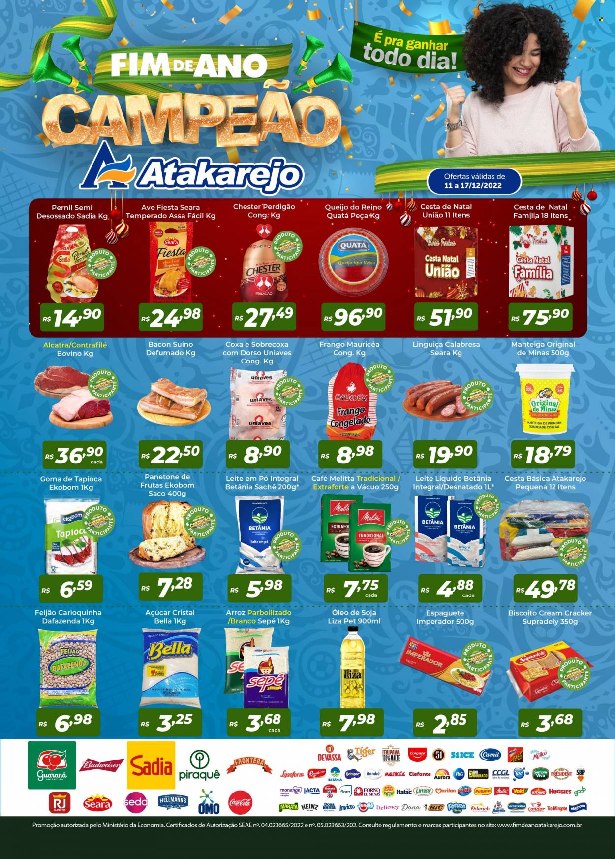 Folheto Atakadão Atakarejo - 11/12/2022 - 17/12/2022. Página 1