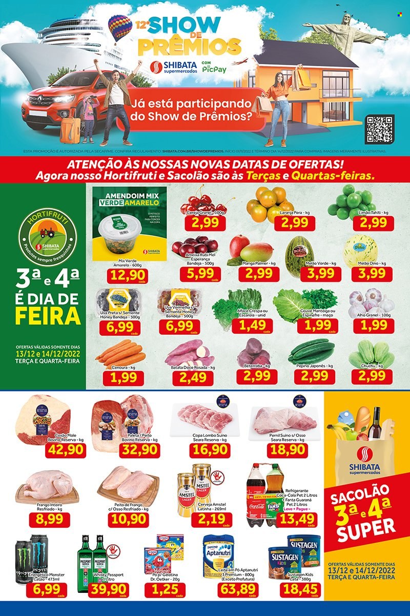 Folheto Shibata Supermercados - 13/12/2022 - 19/12/2022. Página 1