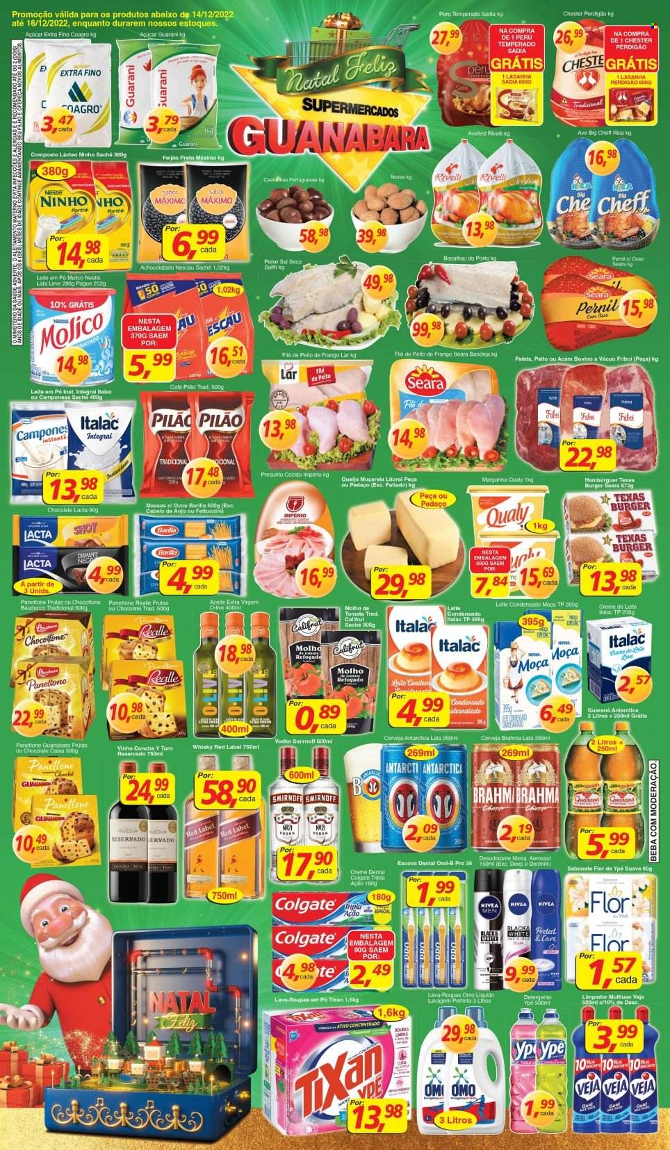 Folheto Supermercados Guanabara - 14/12/2022 - 16/12/2022. Página 1