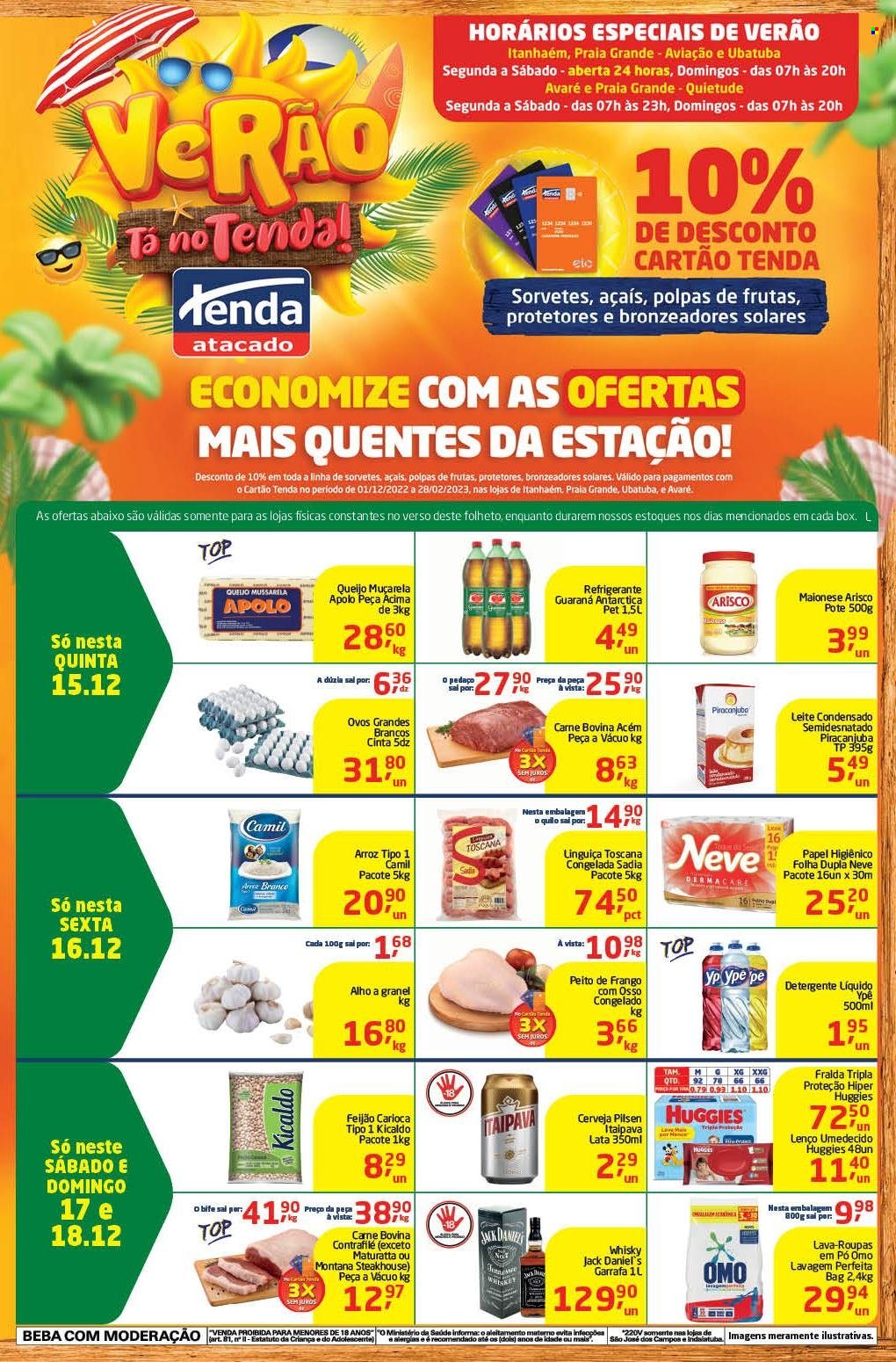 Folheto Tenda Atacado - 15/12/2022 - 18/12/2022. Página 1