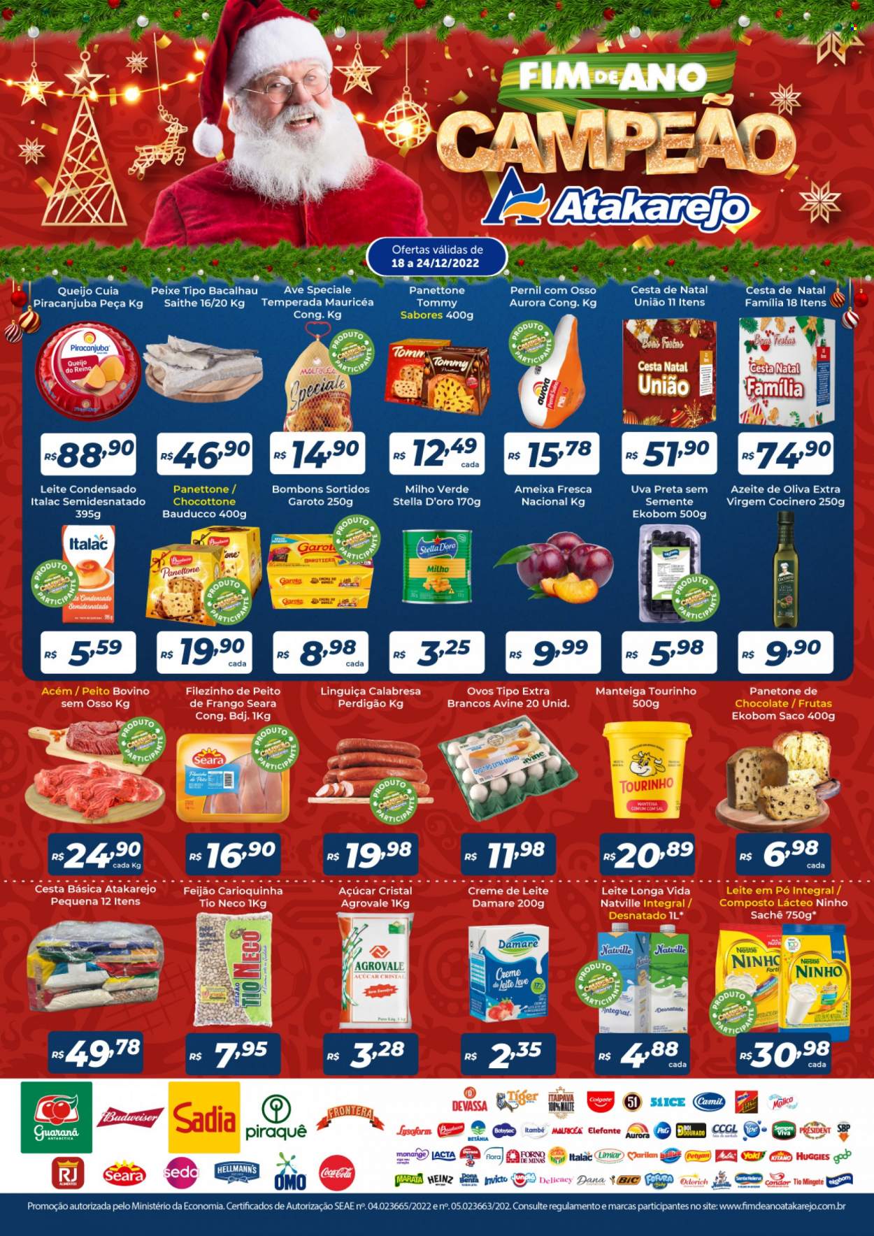 Folheto Atakadão Atakarejo - 18/12/2022 - 24/12/2022. Página 1