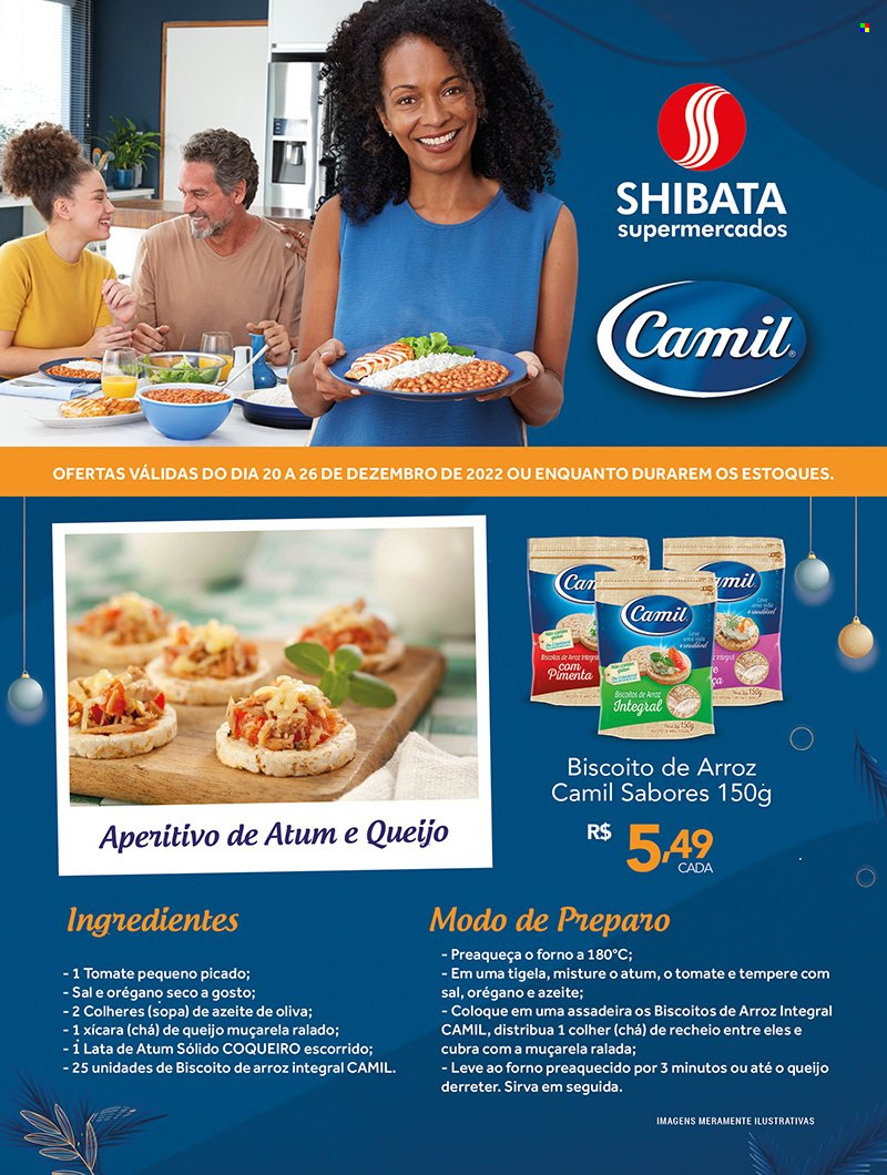 Folheto Shibata Supermercados - 20/12/2022 - 26/12/2022. Página 1