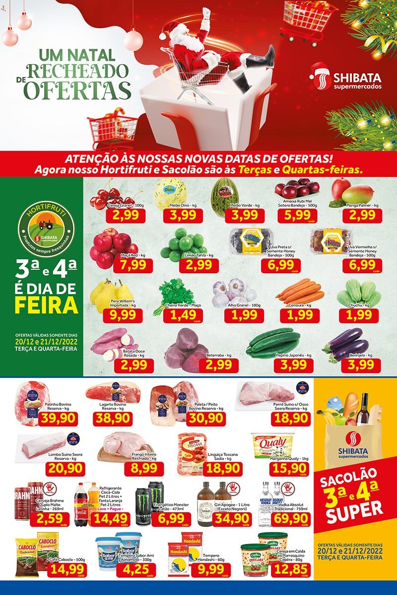 Folheto Shibata Supermercados - 20/12/2022 - 26/12/2022. Página 1