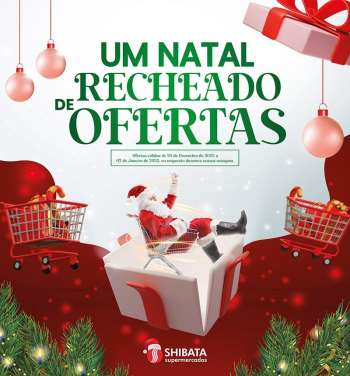 Folheto Shibata Supermercados - 20/12/2022 - 02/01/2023.