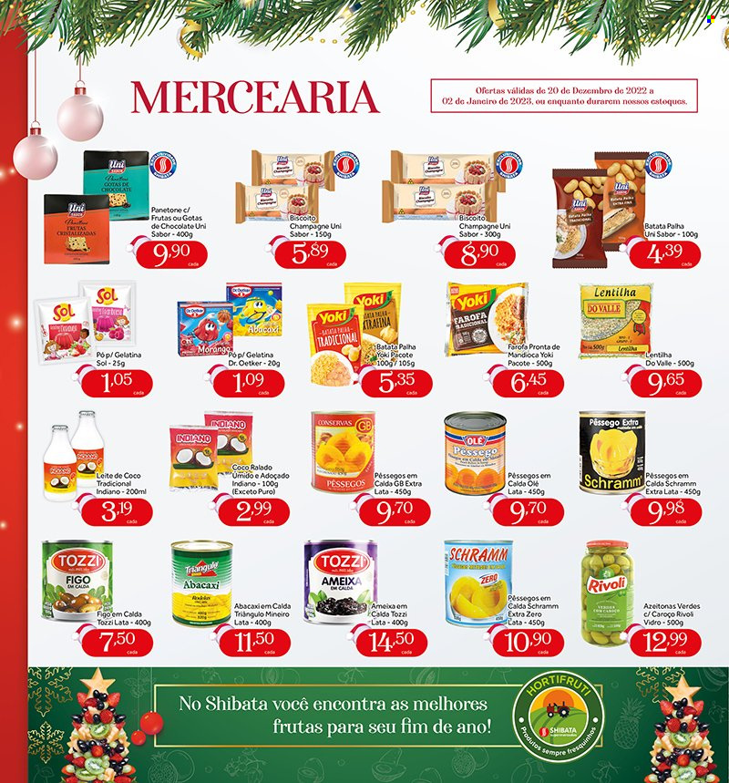 Folheto Shibata Supermercados - 20/12/2022 - 02/01/2023. Página 2