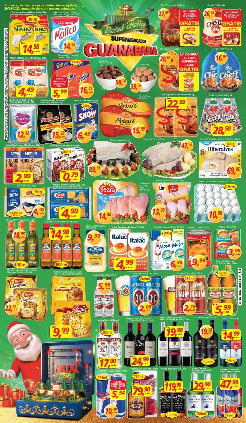 Folheto Supermercados Guanabara - 20/12/2022 - 20/12/2022. Página 1