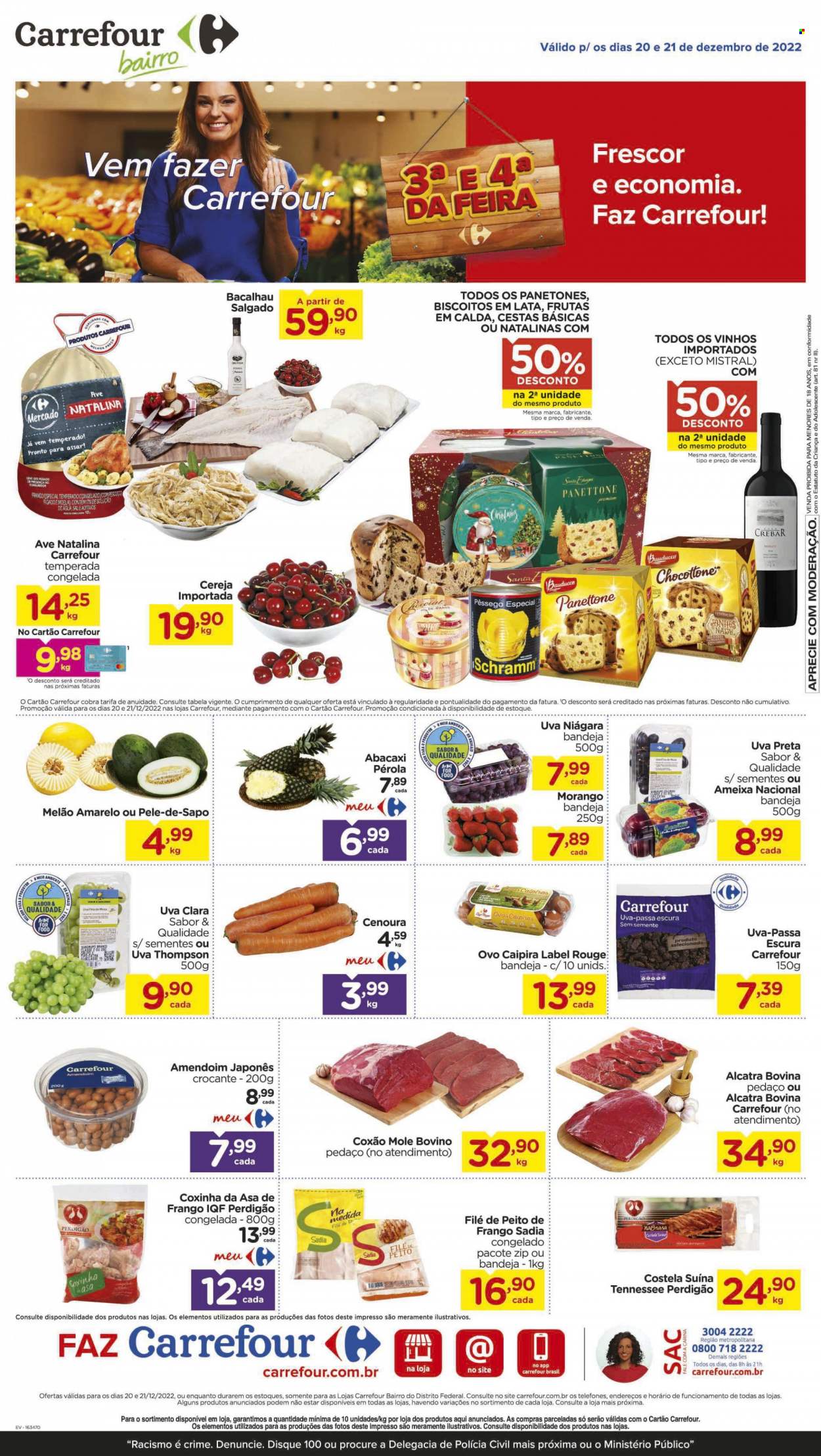 Folheto Carrefour Bairro - 20/12/2022 - 21/12/2022. Página 1