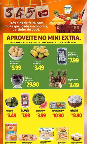 Folheto Mini Extra - 20/12/2022 - 22/12/2022.