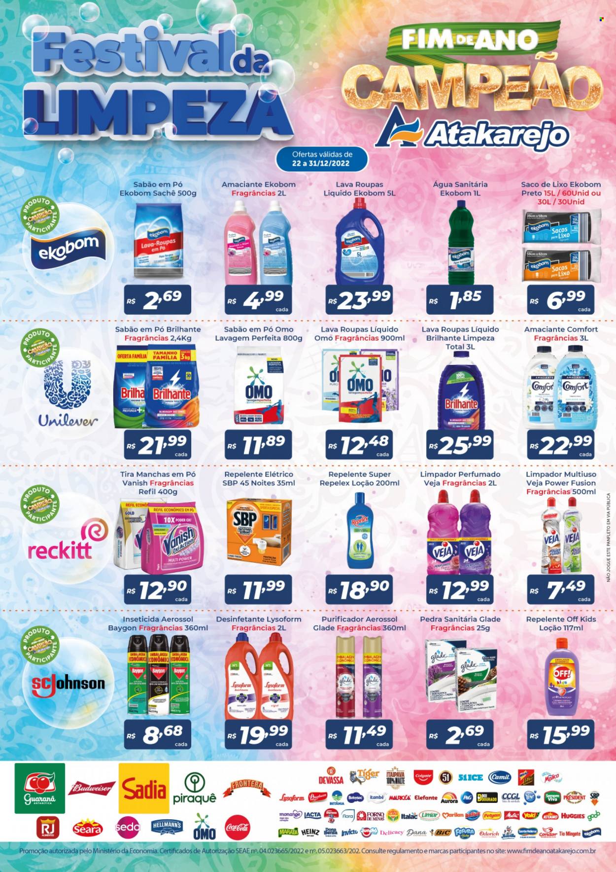 Folheto Atakadão Atakarejo - 22/12/2022 - 31/12/2022. Página 1