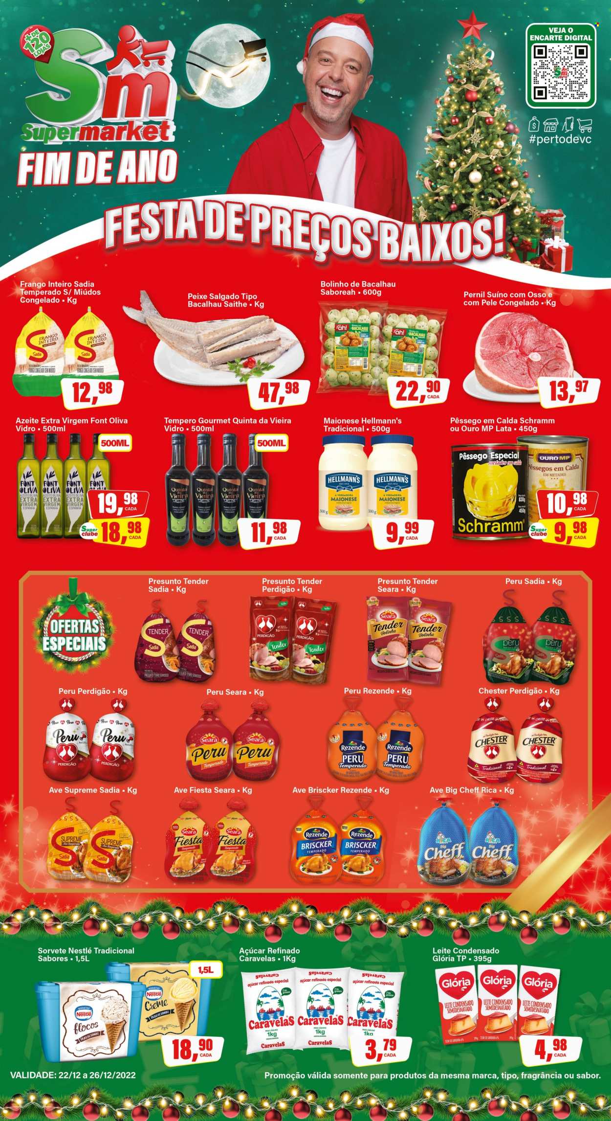 Folheto Rede Supermarket - 22/12/2022 - 26/12/2022. Página 1