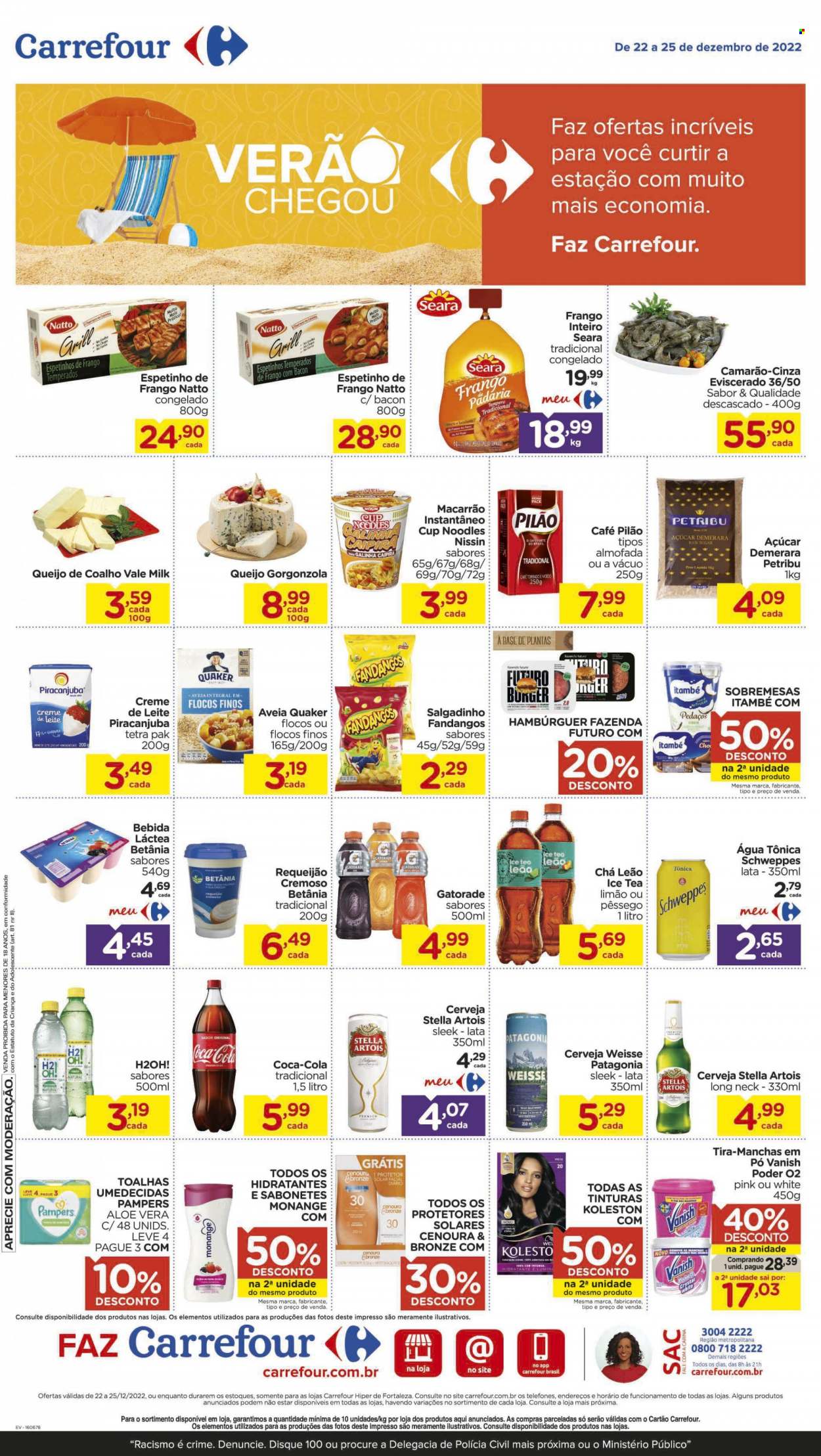 Folheto Carrefour Hiper - 22/12/2022 - 25/12/2022. Página 1
