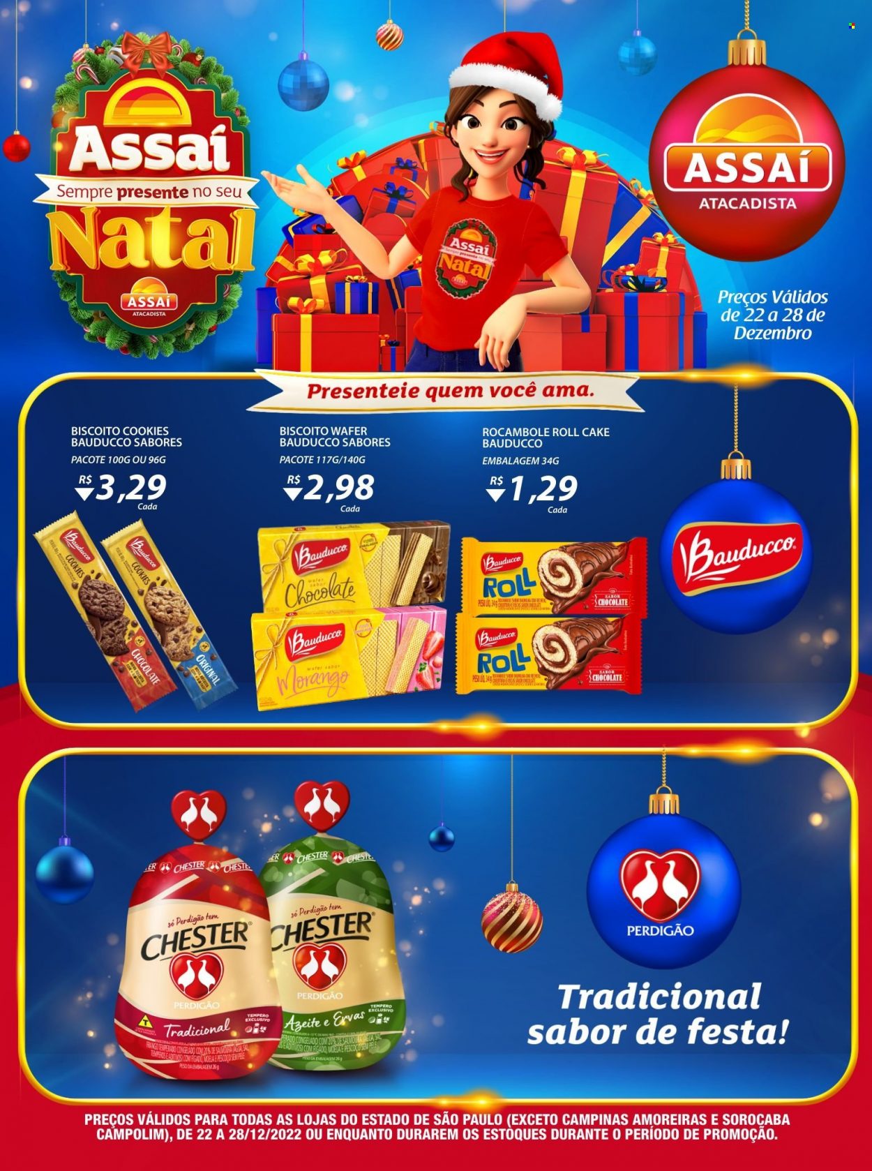 Folheto Assaí Atacadista - 22/12/2022 - 28/12/2022. Página 1