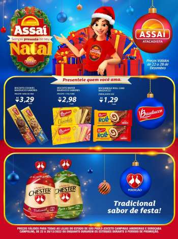 Folheto Assaí Atacadista - 22/12/2022 - 28/12/2022.