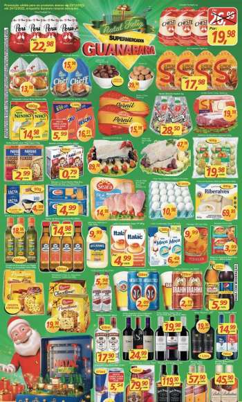 Folheto Supermercados Guanabara - 23/12/2022 - 24/12/2022.