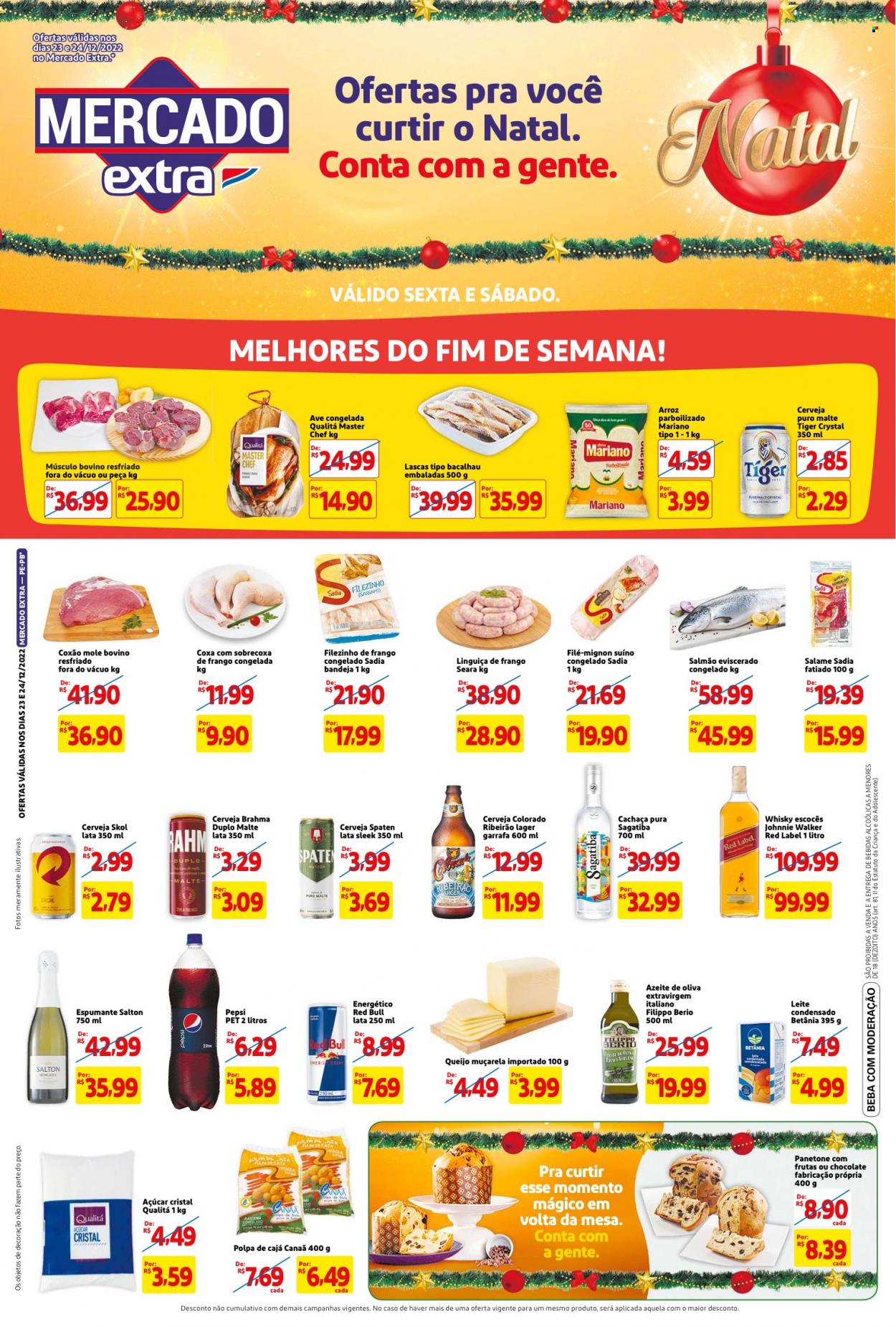 Folheto Mercado Extra - 23/12/2022 - 24/12/2022. Página 1