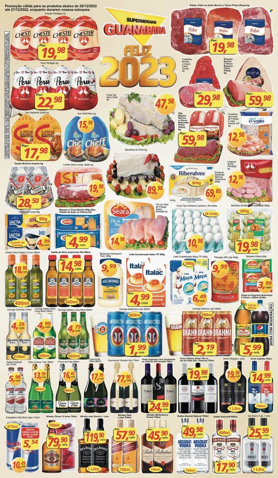 Folheto Supermercados Guanabara - 26/12/2022 - 27/12/2022. Página 1