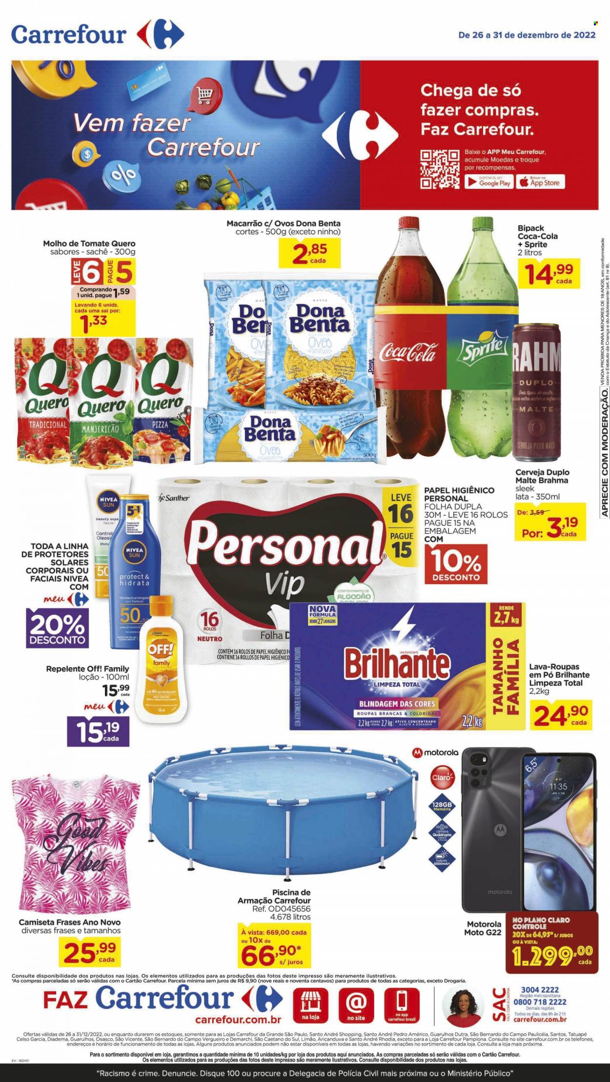 Folheto Carrefour Hiper - 26/12/2022 - 31/12/2022. Página 1