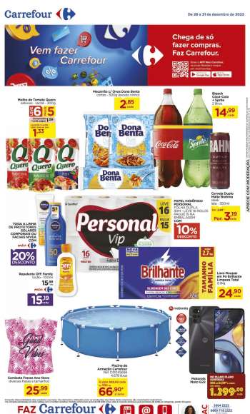 Folheto Carrefour Hiper - 26/12/2022 - 31/12/2022.