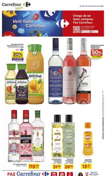 Folheto Carrefour Bairro - 26/12/2022 - 31/01/2023.