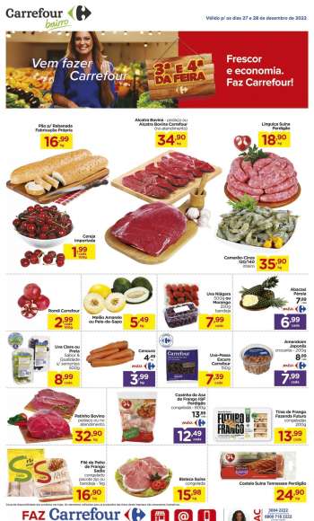 Folheto Carrefour Bairro - 27/12/2022 - 28/12/2022.