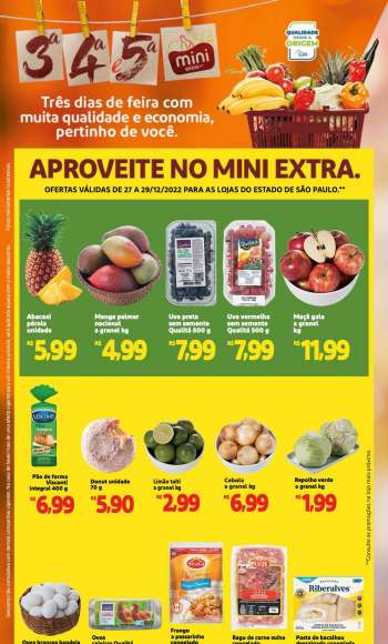 Folheto Mini Extra - 27/12/2022 - 29/12/2022.