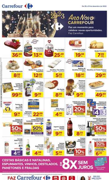 Folheto Carrefour Hiper - 29/12/2022 - 31/12/2022.