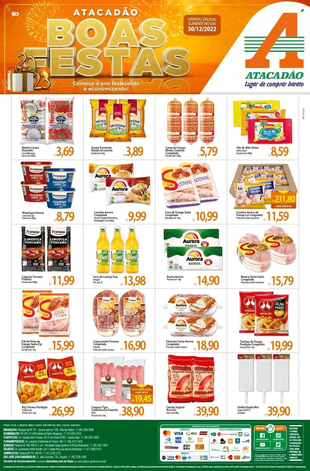 Folheto Atacadão - 30/12/2022 - 30/12/2022. Página 1