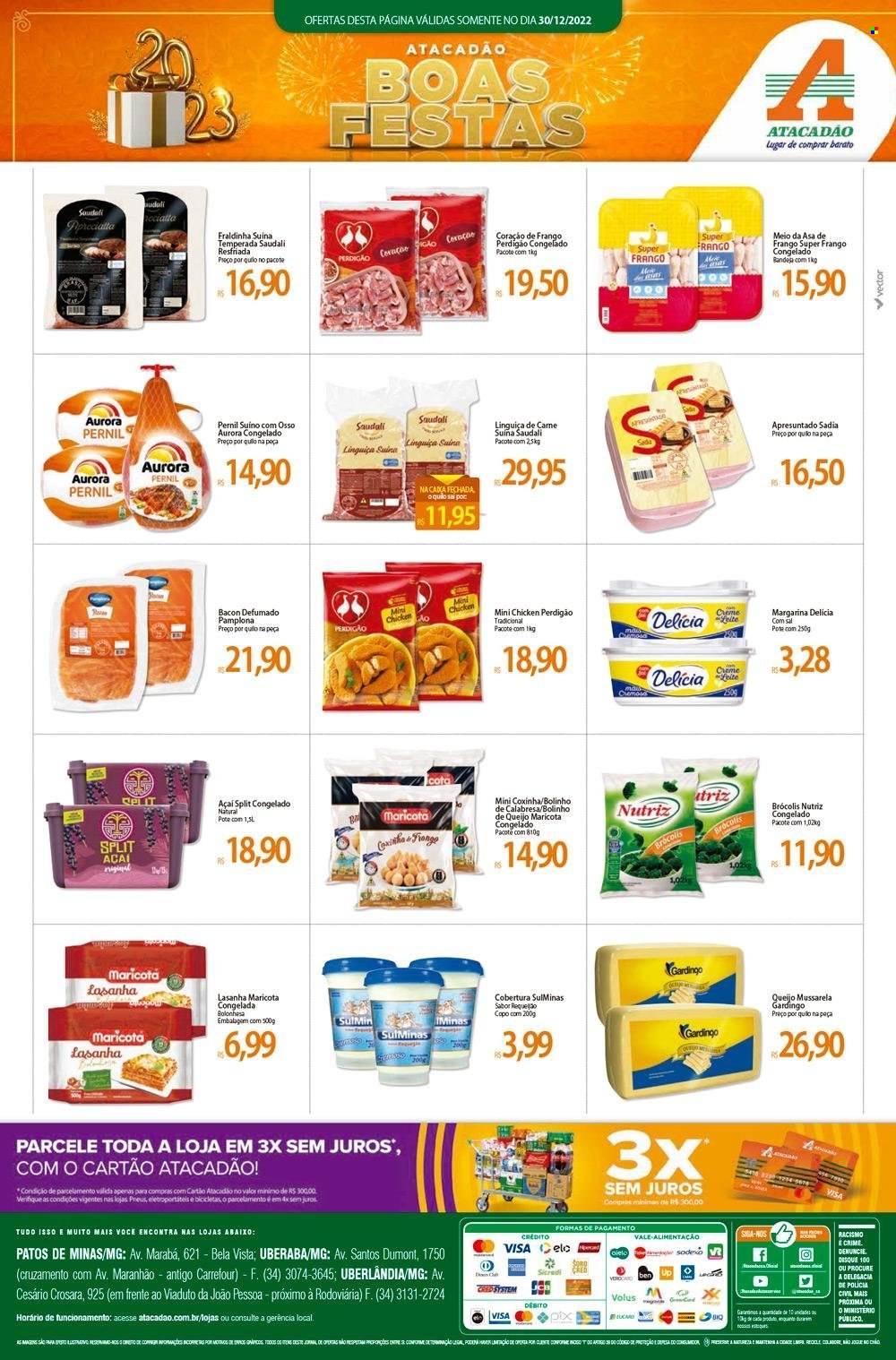 Folheto Atacadão - 30/12/2022 - 30/12/2022. Página 1