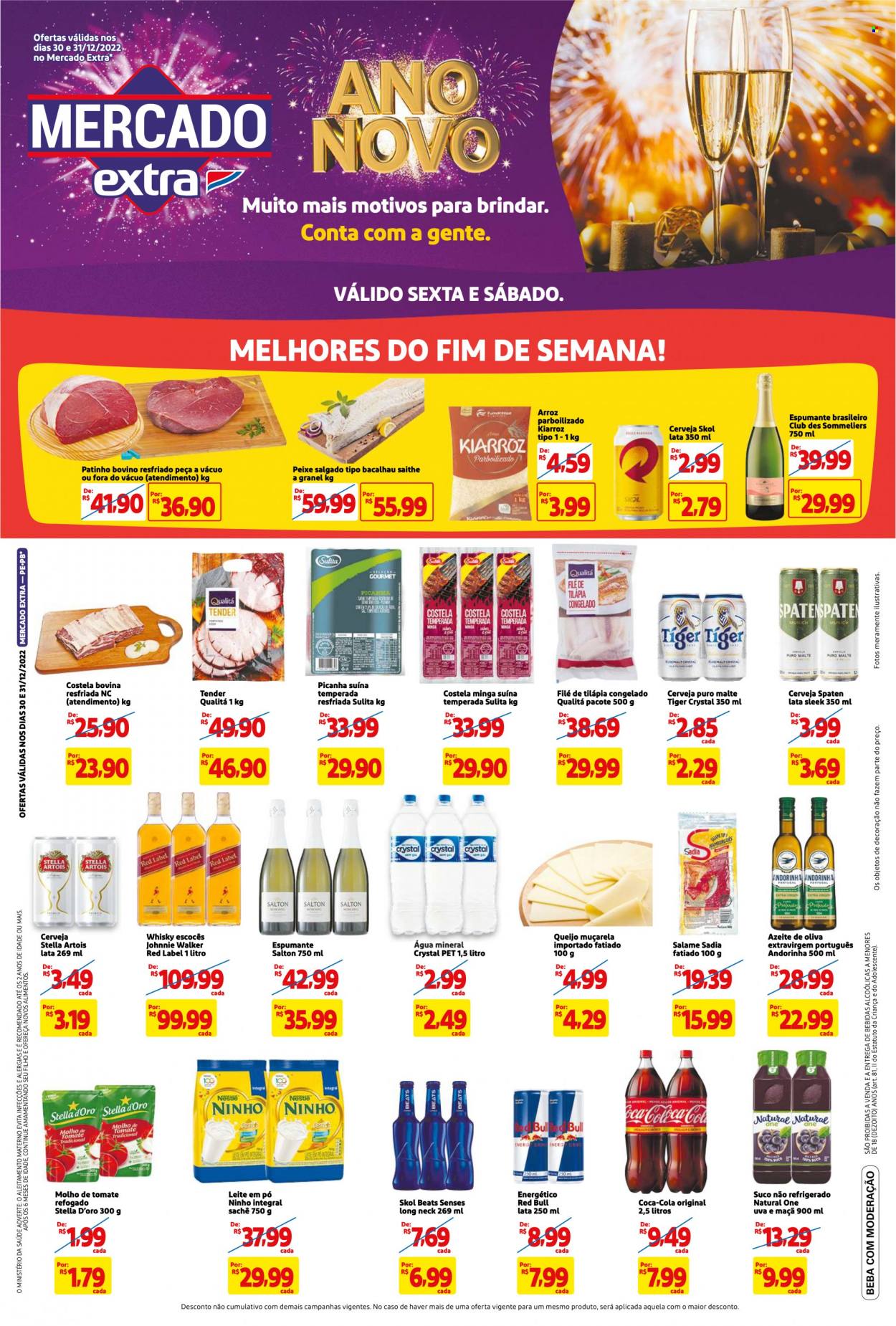 Folheto Mercado Extra - 30/12/2022 - 31/12/2022. Página 1