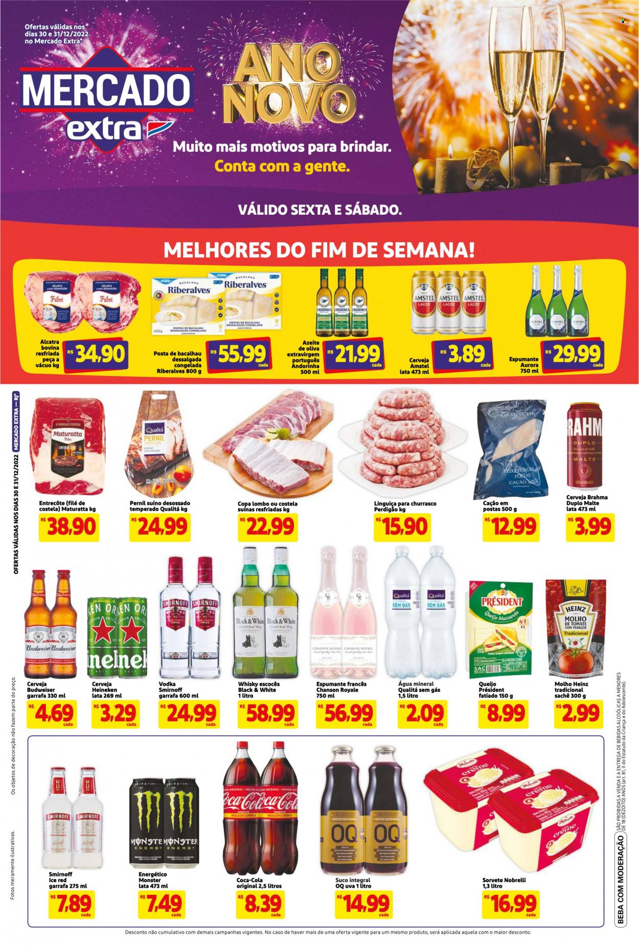 Folheto Mercado Extra - 30/12/2022 - 31/12/2022. Página 1