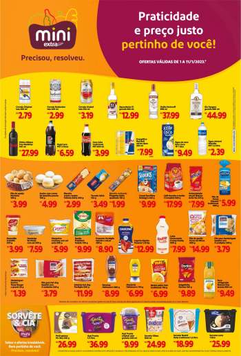 Folheto Mini Extra - 01/01/2023 - 11/01/2023.