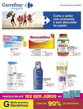 Folheto Carrefour Drogaria - 01/01/2023 - 31/01/2023.
