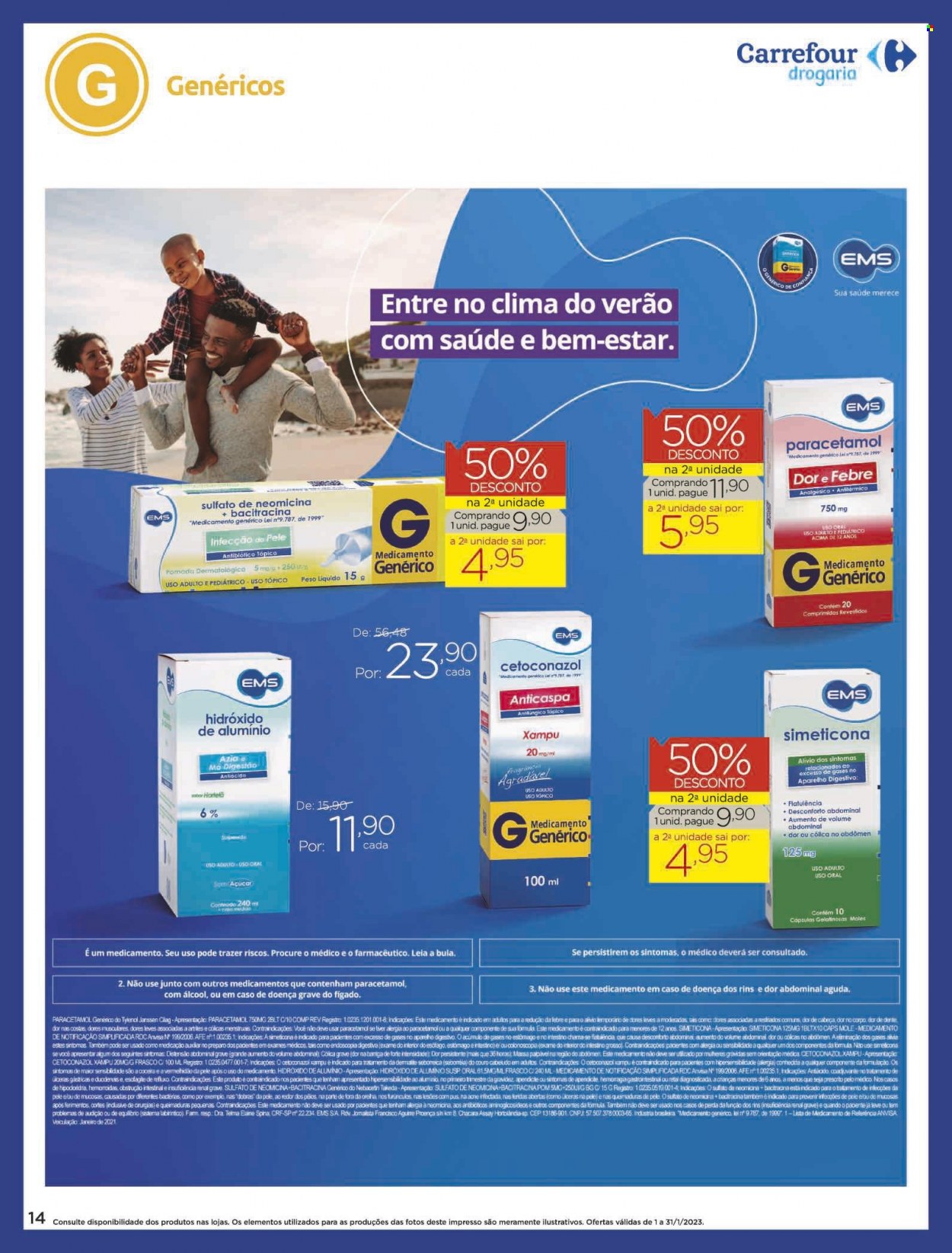 Folheto Carrefour Drogaria - 01/01/2023 - 31/01/2023. Página 14