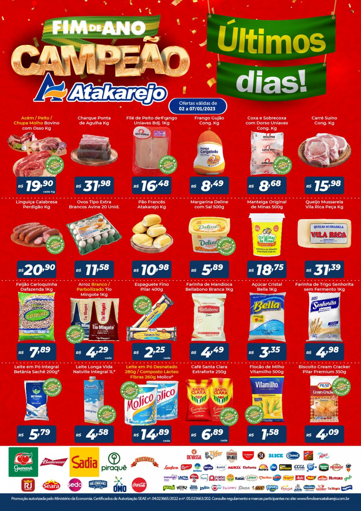 Folheto Atakadão Atakarejo - 02/01/2023 - 07/01/2023. Página 1