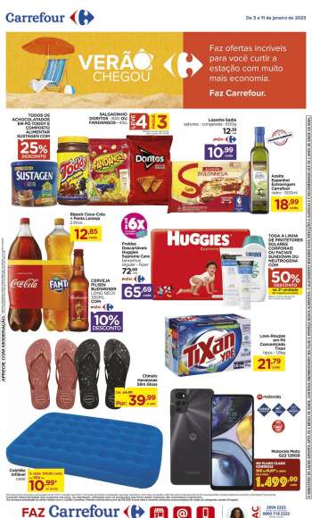 Folheto Carrefour Hiper - 03/01/2023 - 11/01/2023.
