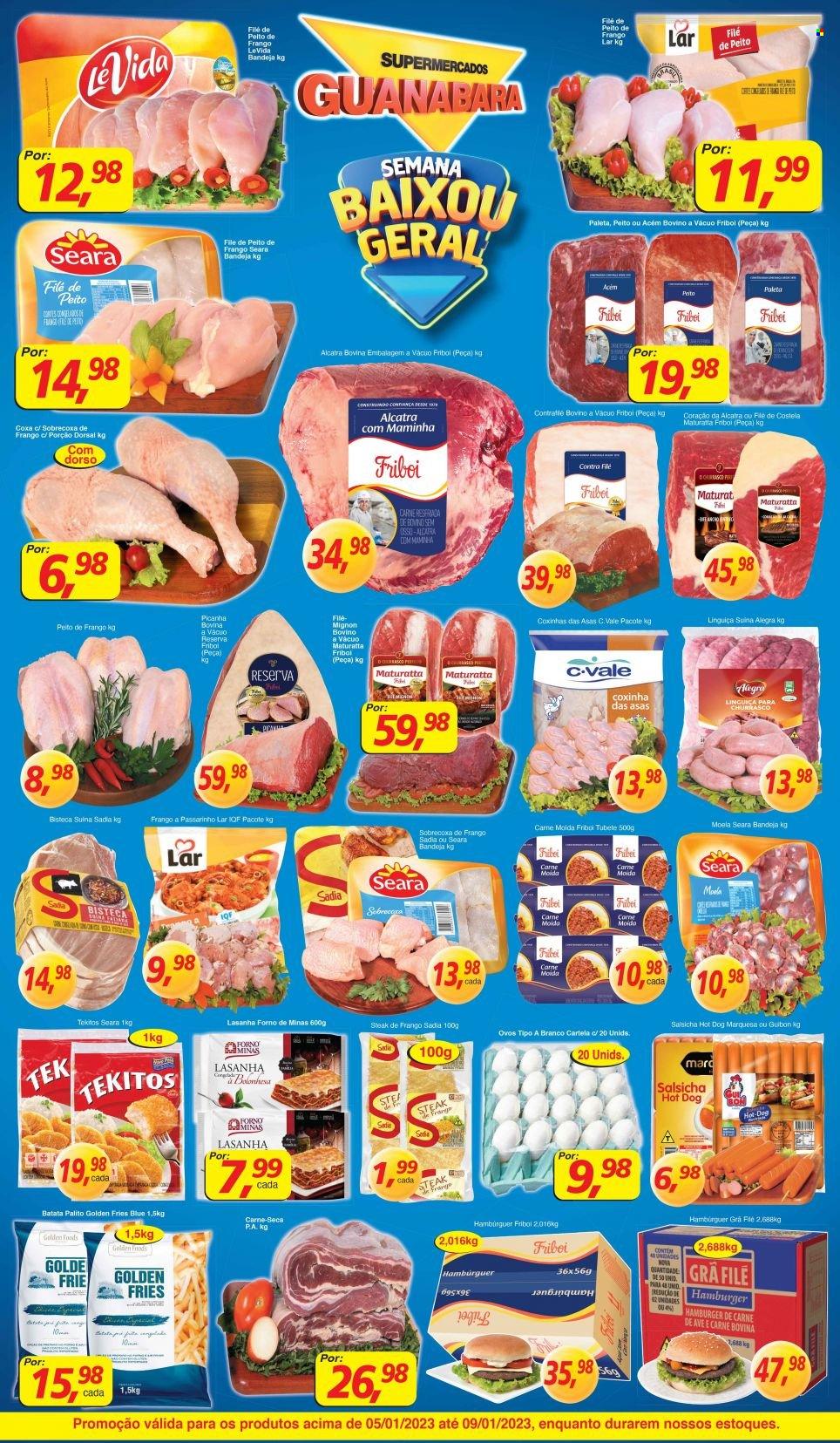 Folheto Supermercados Guanabara - 05/01/2023 - 09/01/2023. Página 5