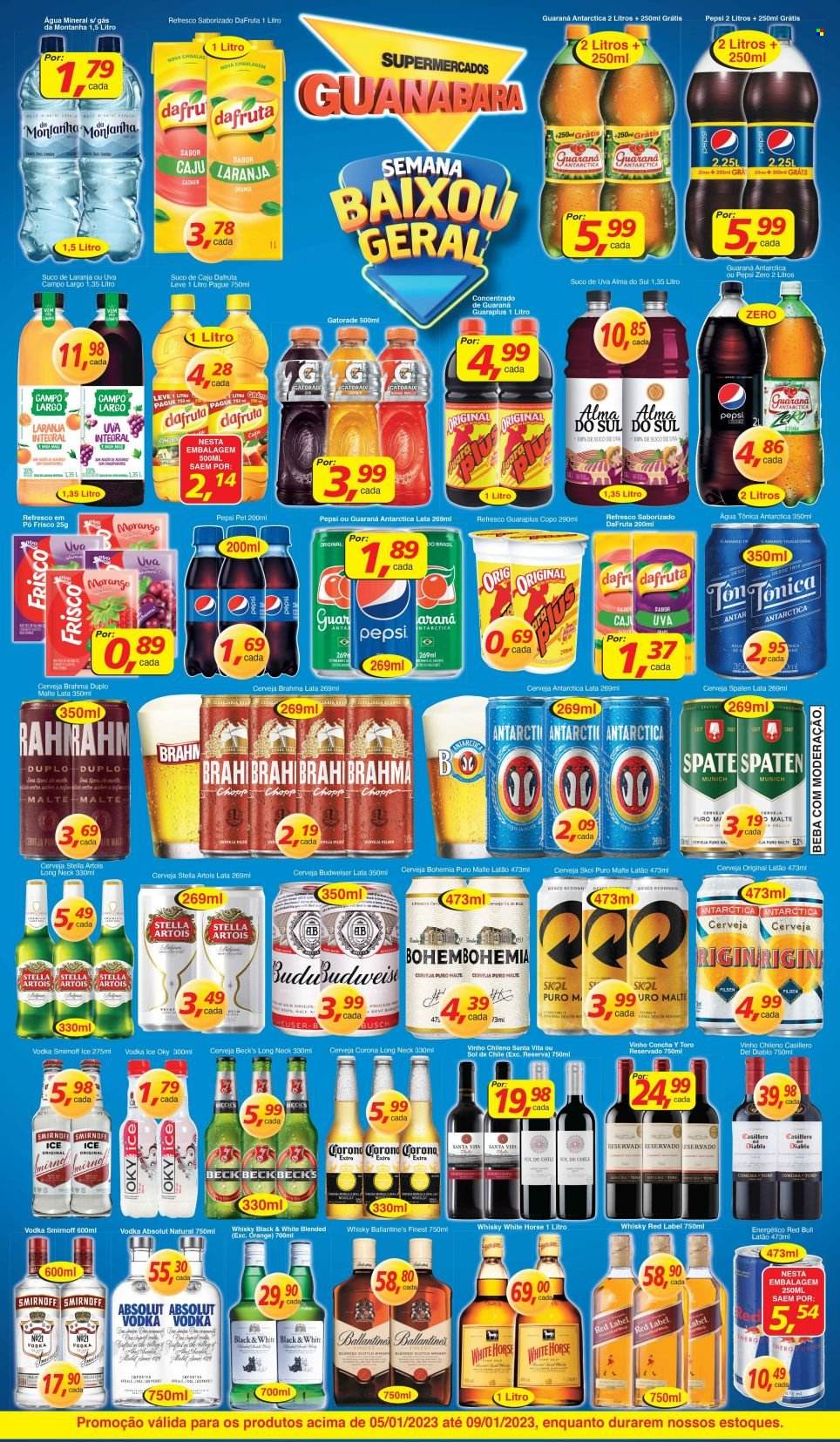 Folheto Supermercados Guanabara - 05/01/2023 - 09/01/2023. Página 6