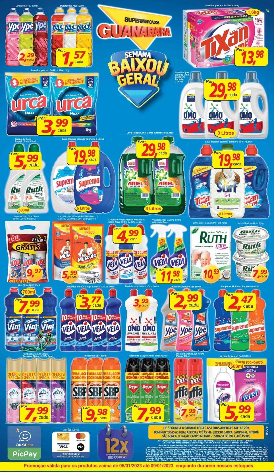 Folheto Supermercados Guanabara - 05/01/2023 - 09/01/2023. Página 8
