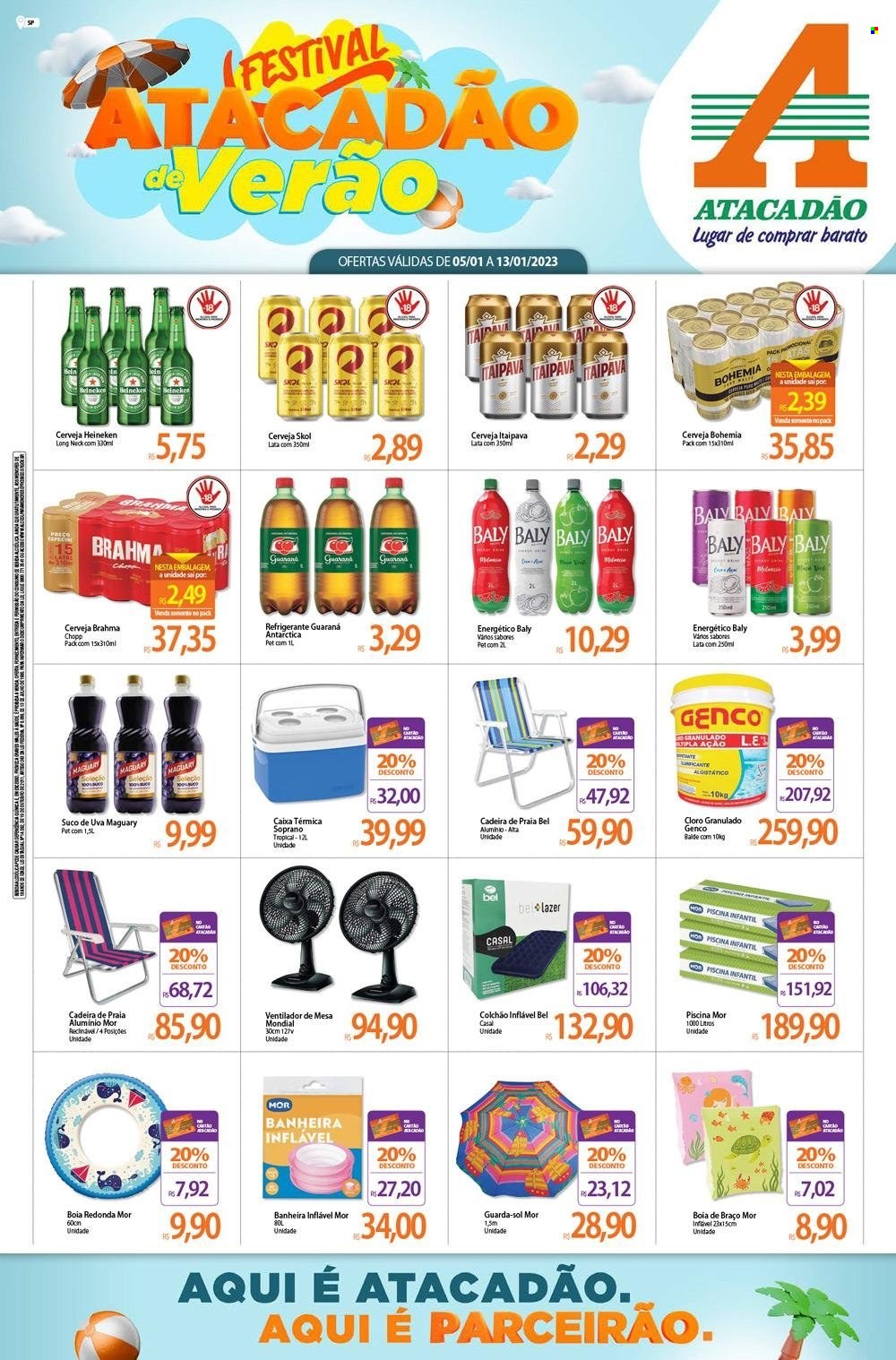 Folheto Atacadão - 05/01/2023 - 13/01/2023. Página 1