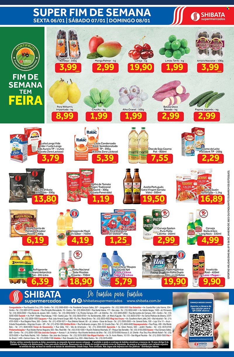 Folheto Shibata Supermercados - 06/01/2023 - 08/01/2023. Página 2