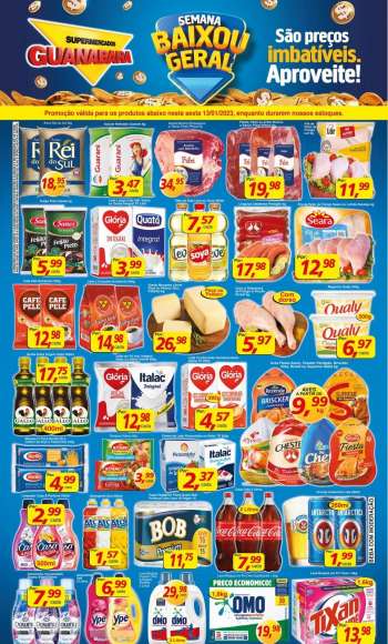 Folheto Supermercados Guanabara - 13/01/2023 - 13/01/2023.
