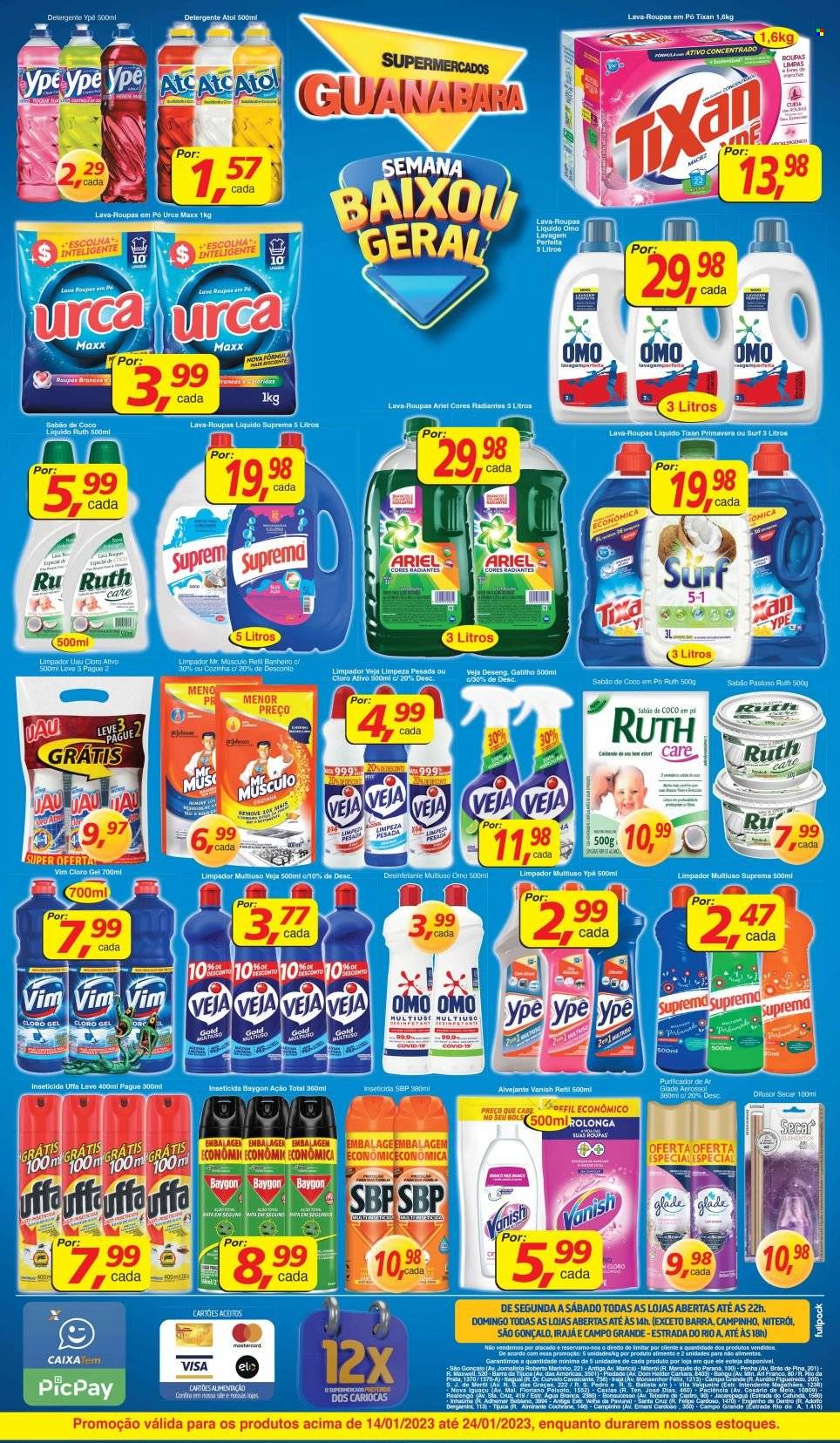 Folheto Supermercados Guanabara - 14/01/2023 - 24/01/2023. Página 8