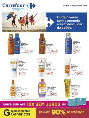 Folheto Carrefour Drogaria - 14/01/2023 - 31/01/2023.
