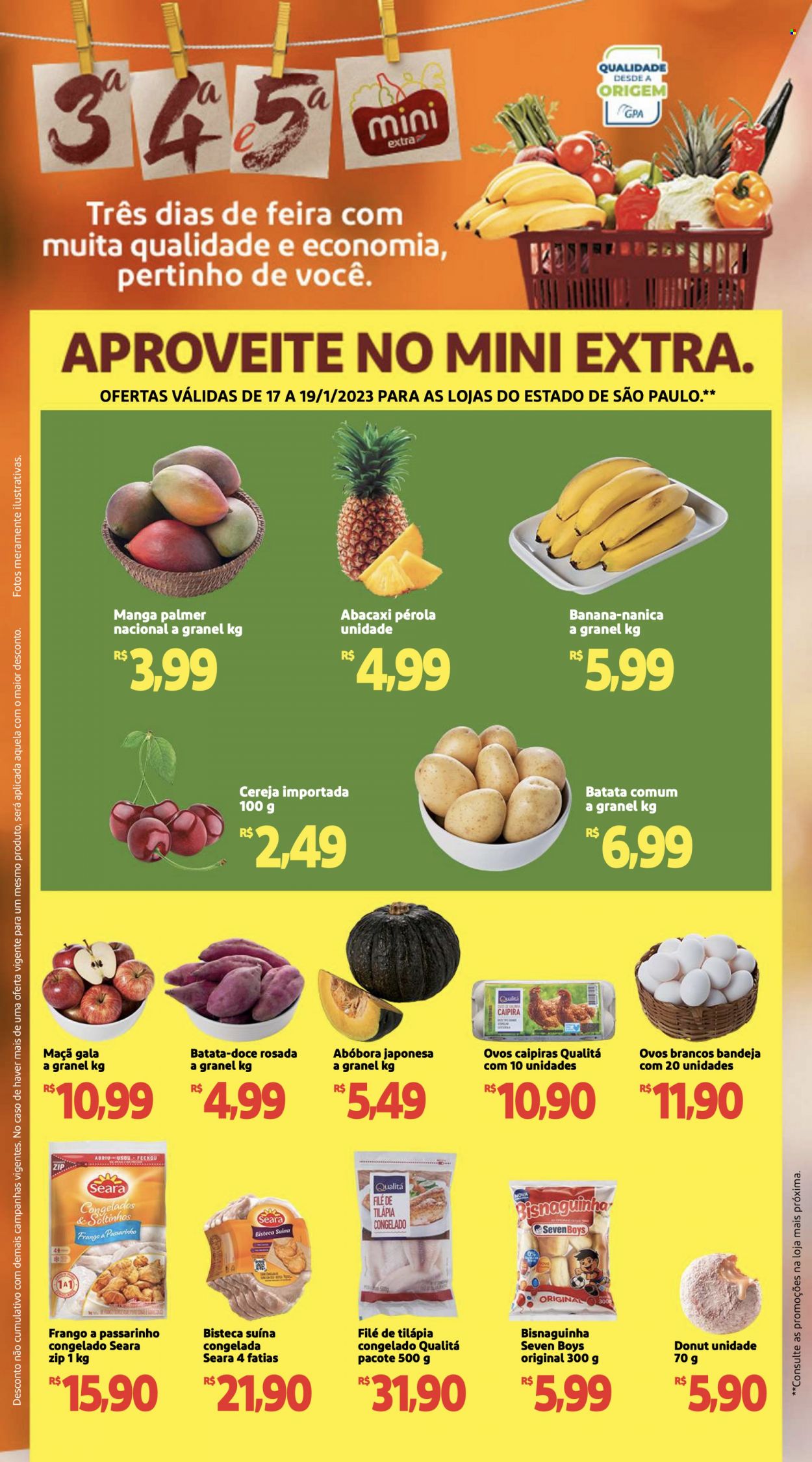 Folheto Mini Extra - 17/01/2023 - 19/01/2023. Página 1