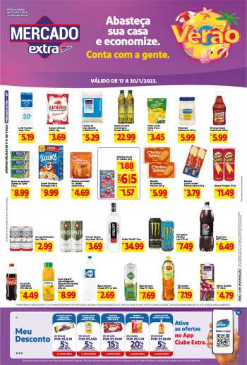 Folheto Mercado Extra - 17/01/2023 - 30/01/2023.
