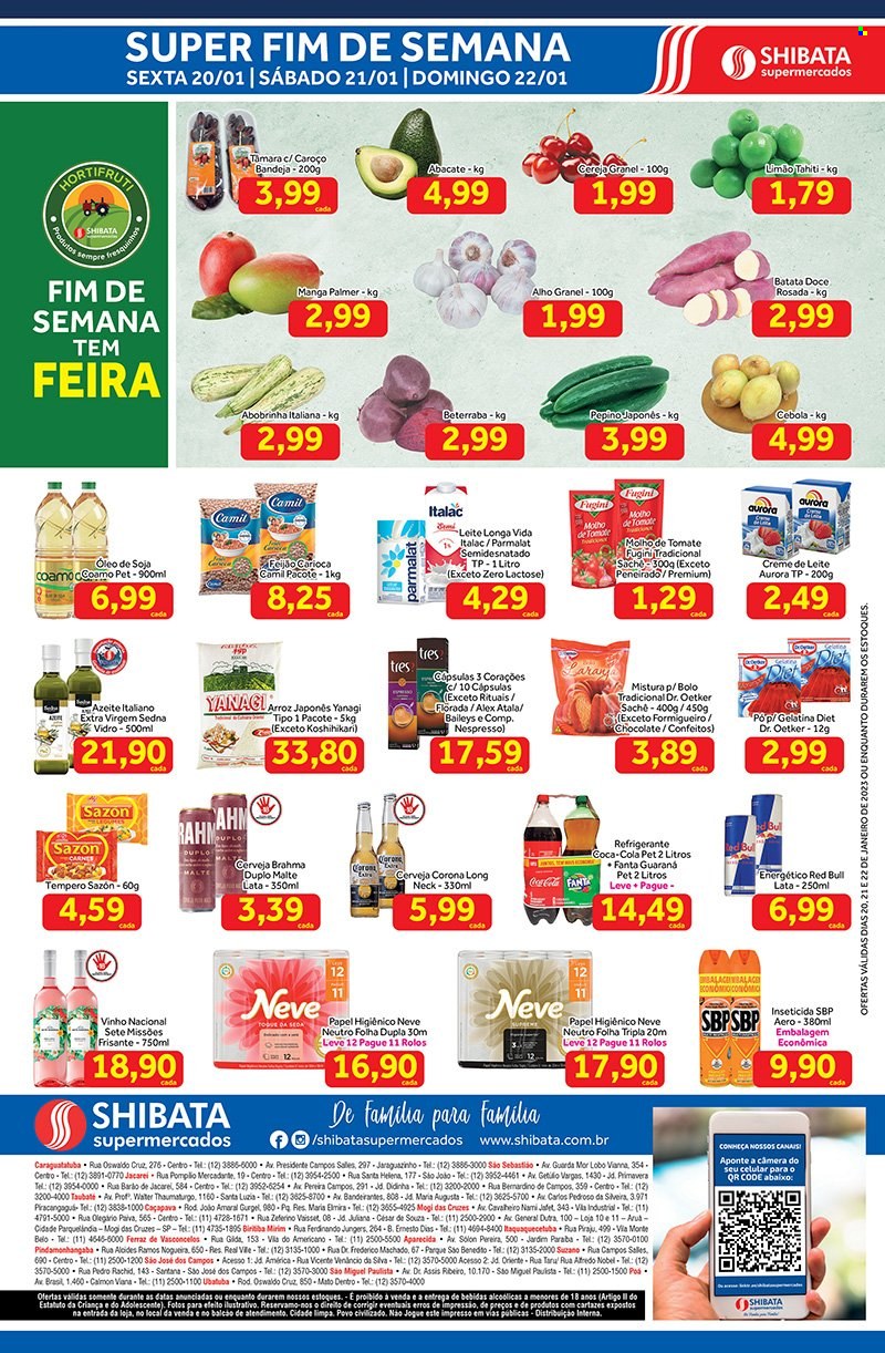 Folheto Shibata Supermercados - 20/01/2023 - 22/01/2023. Página 2